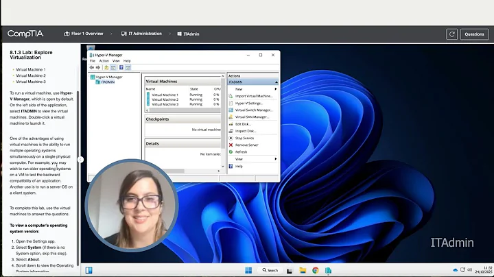 CompTIA A+ Lab 8.1.3 | Explore Virtualization