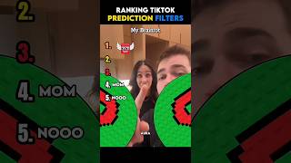 Ranking Tiktok Prediction Filters #shorts