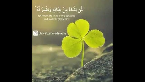 حالات واتس اب 🕊🍃/قرأن كريم بصوت القارئ :احمد العجمي 🌷🍃