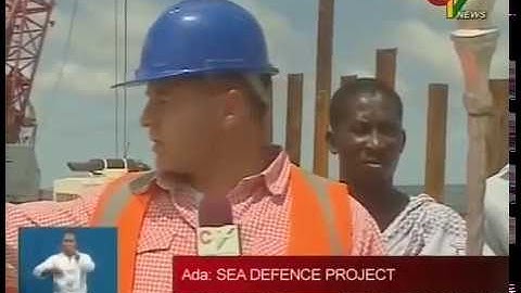 Ada Coastal Protection Works - TV Show Excerpt