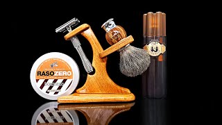 картинка: Бритьё!  Dscosmetic 22мм, Timeless Razor 0,68, Rasozero barbacco, Cuba, Feather
