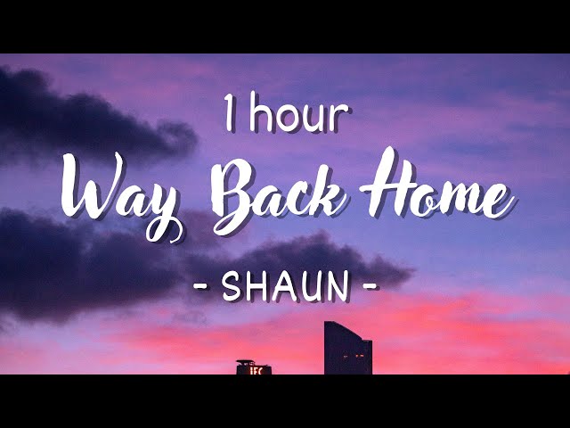 [1 hour - Lyrics] SHAUN feat. Conor Maynard - Way Back Home Sam Feldt Edit class=