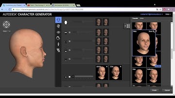 autodesk character generator - creando rostro women-parte,1