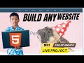 Day 2: Master HTML & CSS: Build Your First Full Website Live from Scratch!
