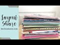 Scrapbooking Layout Share | December 2020 | Becki Adams