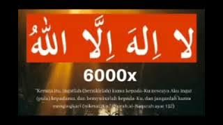 COVER DZIKIR 6000 X LA ILAHA ILLALLAH