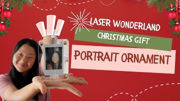 Laser Wonderland- DIY Photo Portrait Ornament Tutorial w/ Glowforge Laser Cutter & Adobe Illustrator