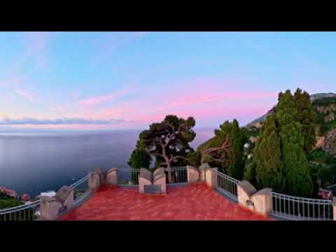360 VR Amalfi Coast, Italy - Torre di Civita Sunrise