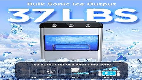 WIE Nugget Countertop Ice Maker, Soft Chewable Pebble Portable Ice Machine,Home Kitchen Office