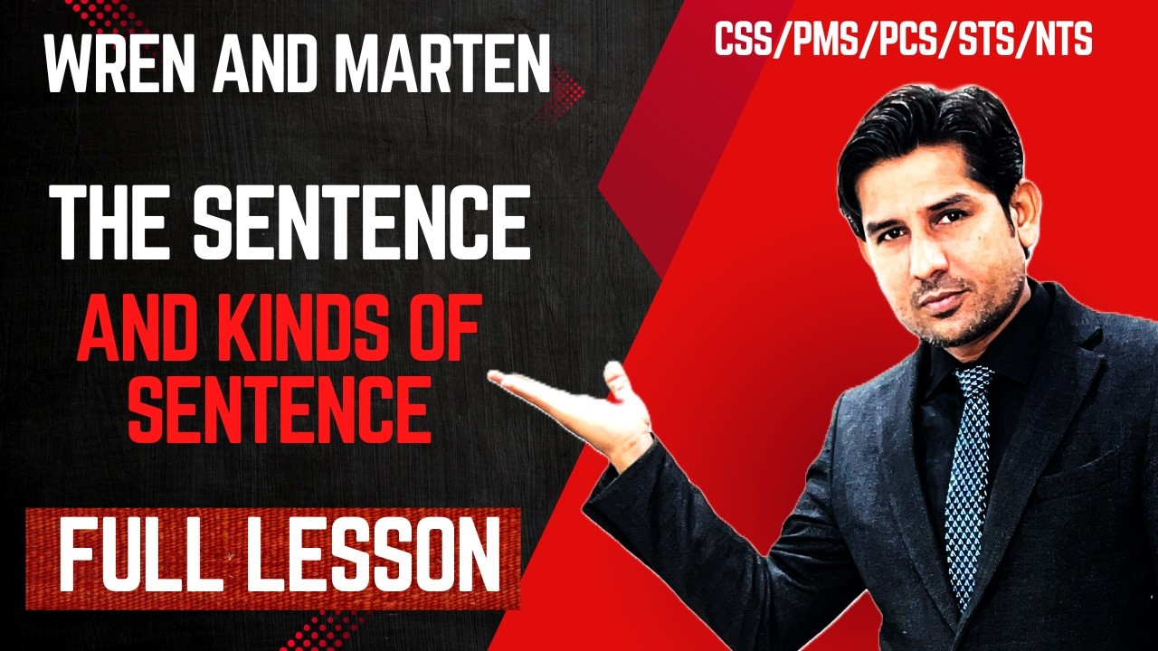 The SENTENCE and ITS KINDS | Wrent and Marten | Chapter 1 & Lesson 1 # ...