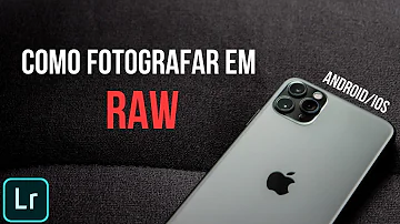 Como ativar o RAW no iPhone?