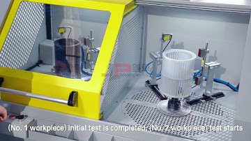 JP: Axial Flow Fan Two Station Balancing Machine