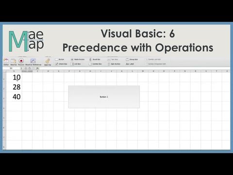 VB: 6 Precedence with Operations