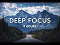 Deep Focus &amp; Study Flow — 10Hz Alpha Binaural Beats (4 Hours)
