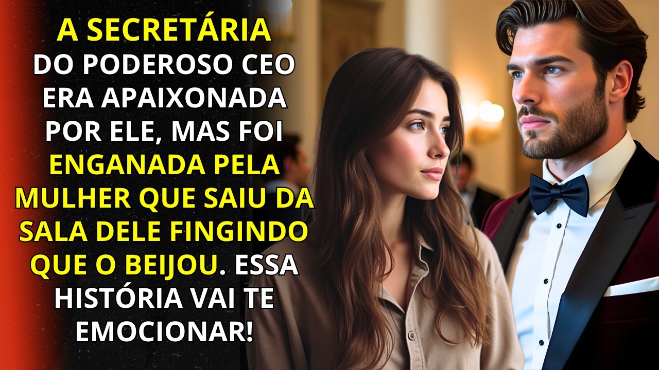 ELA VIU A MULHER SAIR DA SALA DELE LIMPANDO O BATOM E O CORAÇÃO DELA DESPEDAÇOU...