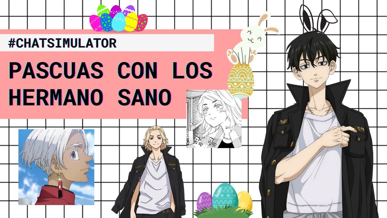 🐰¡PASCUAS con los SANO! | TN x Shinichiro ft Emma, Mikey e Izana