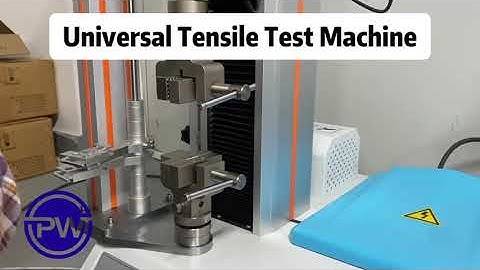 Tensile and Elastic Modulus of Universal tensile testing machine