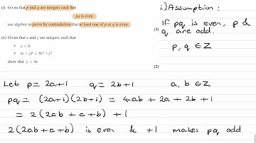 Proof Exam Questions - A Level Maths - Edexcel Pure Year 2 - Q5 (level 2)