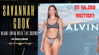 Savannah Cook in Slow Motion / Miami Swim Week 2023