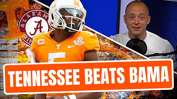 Tennessee Beats Alabama - Josh Pate Rapid Reaction...