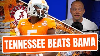 Tennessee Beats Alabama  Josh Pate Rapid Reaction (Late Kick Cut)