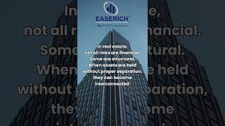 In real estate, not all risks are financial. #PortfolioStrategy #Easerich #SmartInvesting