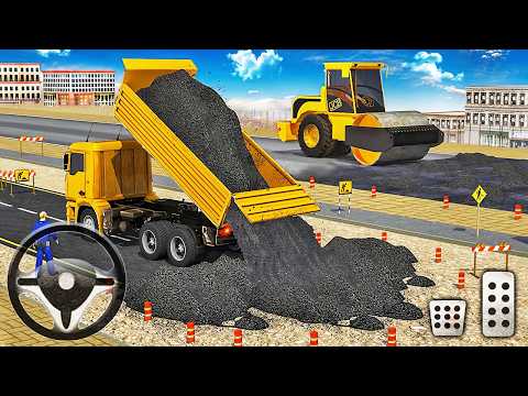 Excavator Simulator Construction Road Builder (by Level9 Studios) Android Gameplay [HD]