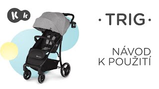 Jednou rukou složitelný sportovní kočárek TRIG Kinderkraft | Uživatelský manuál