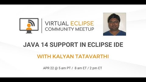 vECM  | Java 14 Support in Eclipse IDE