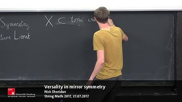 Nick Sheridan - Versality in mirror symmetry
