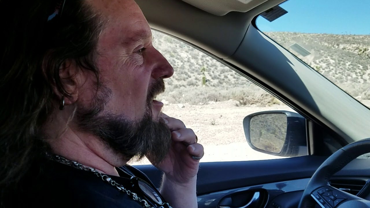 Driving to the front gate of Area 51