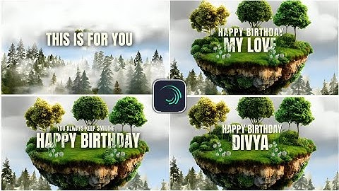 3D Birthday Video Editing in Alight Motion #birthday #alightmotion #kinemaster #editing #nameart