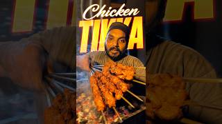 🔥Best chicken tikka in Mayur Vihar 😱 #bhojibharat #streetfood #foodshorts