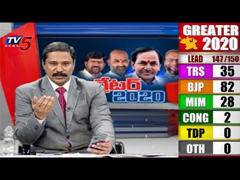 GHMC Elections 2020 Results Live Updates | Hyderabad Election Results | TRS | BJP | TDP | TV5 News