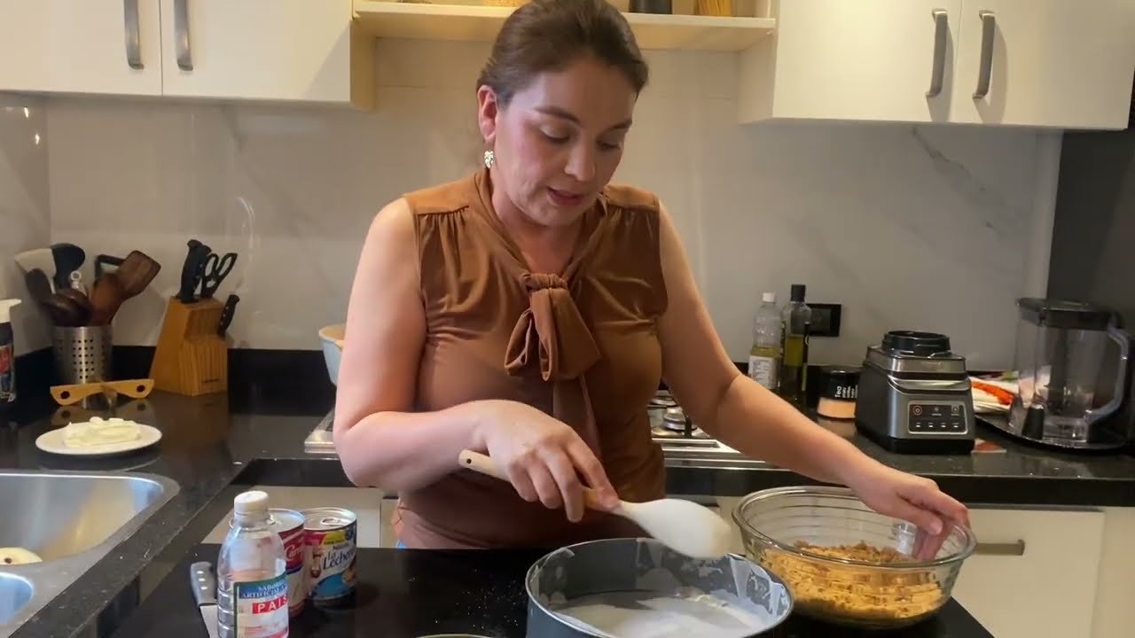 Asi de facil se prepara este PAY DE QUESO CON ATOLE DE ELOTE