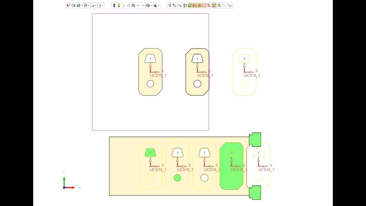 프레스1강 블랭크 스트립(Progressive Die Setup_Strip Design)