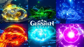 All 5 Star Characters Burst Animation Till 6.4 Genshin Impact
