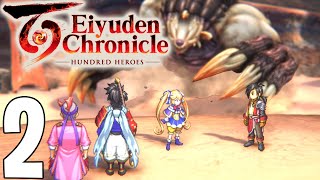 Eiyuden Chronicle Hundred Heroes Pt2 | First Recruitment Set! Redthroat Ridge! Werne & Alverden!