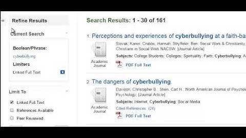 PsycINFO Basic Search