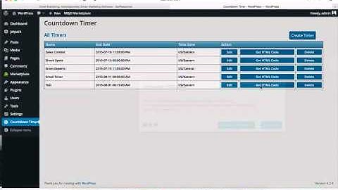 WP Email Timer with Getresponse