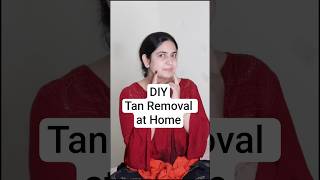 Instant Tan Removal Challenge | tan remove in just 1 use | how to remove tanning | #shorts #skincare