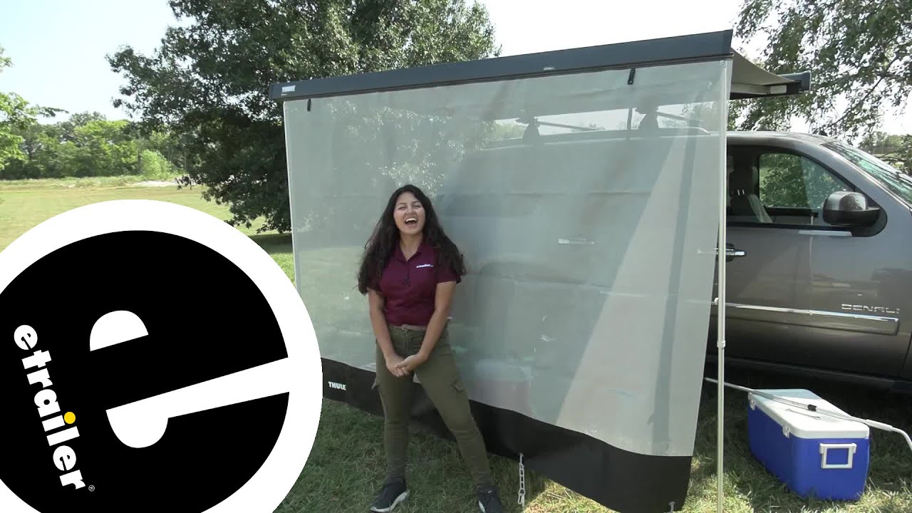 etrailer  Thule HideAway Awning Sun Blocker G2 Front Panel Review