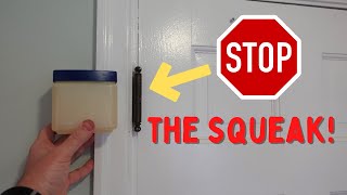 How to Quiet Squeaky Door Hinges  EASY FIX