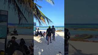 Today! Xcalacoco Beach Playa del Carmen Mexico tropical Caribbean Sea life #travel #explore #relax