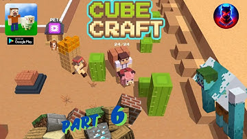 CubeCraft Gameplay Walkthrough Part 6 - Level 4 CubeCraft Minecraft gameplay (Android, iOS) game