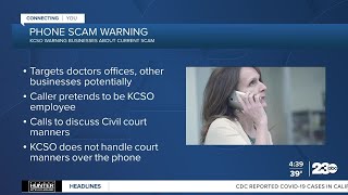 Famous Kern County Sheriff's Office warns about phone scam targeting businesses Profile