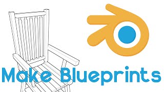 Make blueprints of your models | Blender Tutorial | Easy