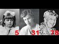 Eleanor Roosevelt from 3 to 78 years old