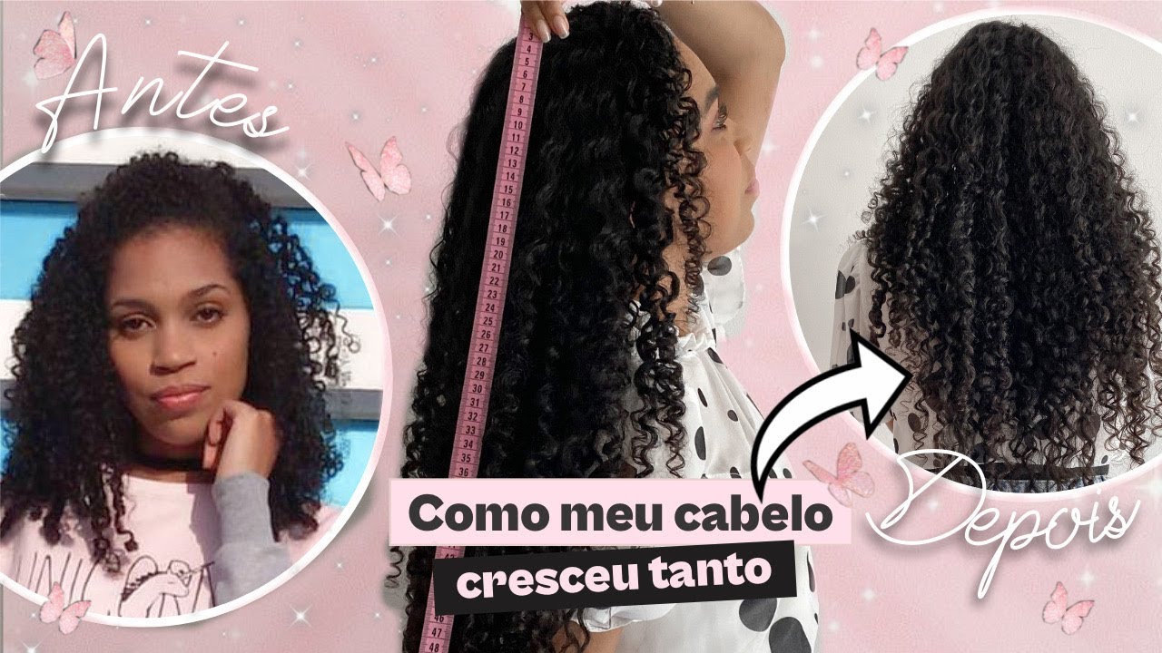 DICAS PARA FAZER O CABELO CRESCER | O que fiz para meu cabelo cacheado crescer rápido!