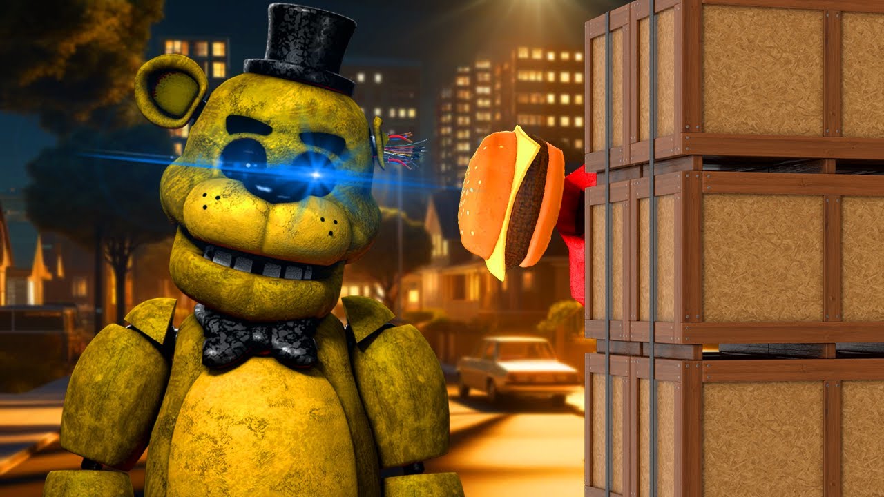 We Have To CAPTURE FNAF Security Bots in The City in Gmod! (Garry's Mod)